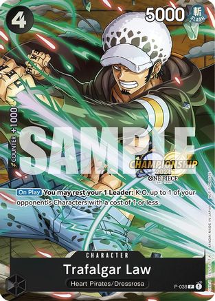 Image of Trafalgar Law - P-038 (CS 2024 Event Pack) (P-038) - One Piece Promotion Cards Foil