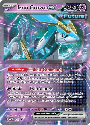 Image of Iron Crown ex 146  - Holofoil SV Scarlet & Violet Promo Cards - Promo