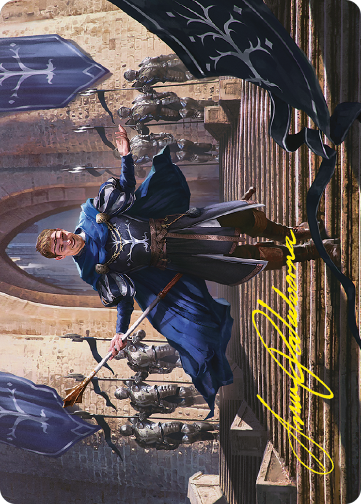 Image of Faramir, Steward of Gondor // Faramir, Steward of Gondor (ALTR-062) - Tales of Middle-earth Art Series (Borderless) Foil