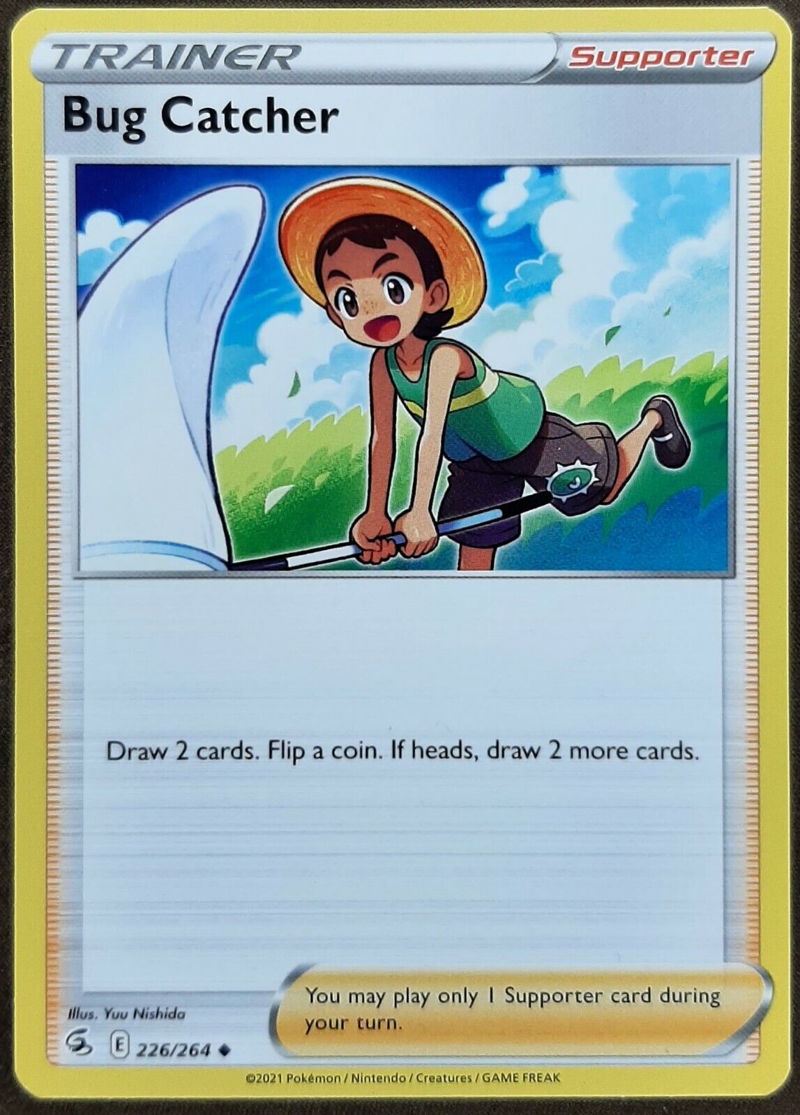 Bug Catcher 226/264 Fusion Strike Pokemon Trainer