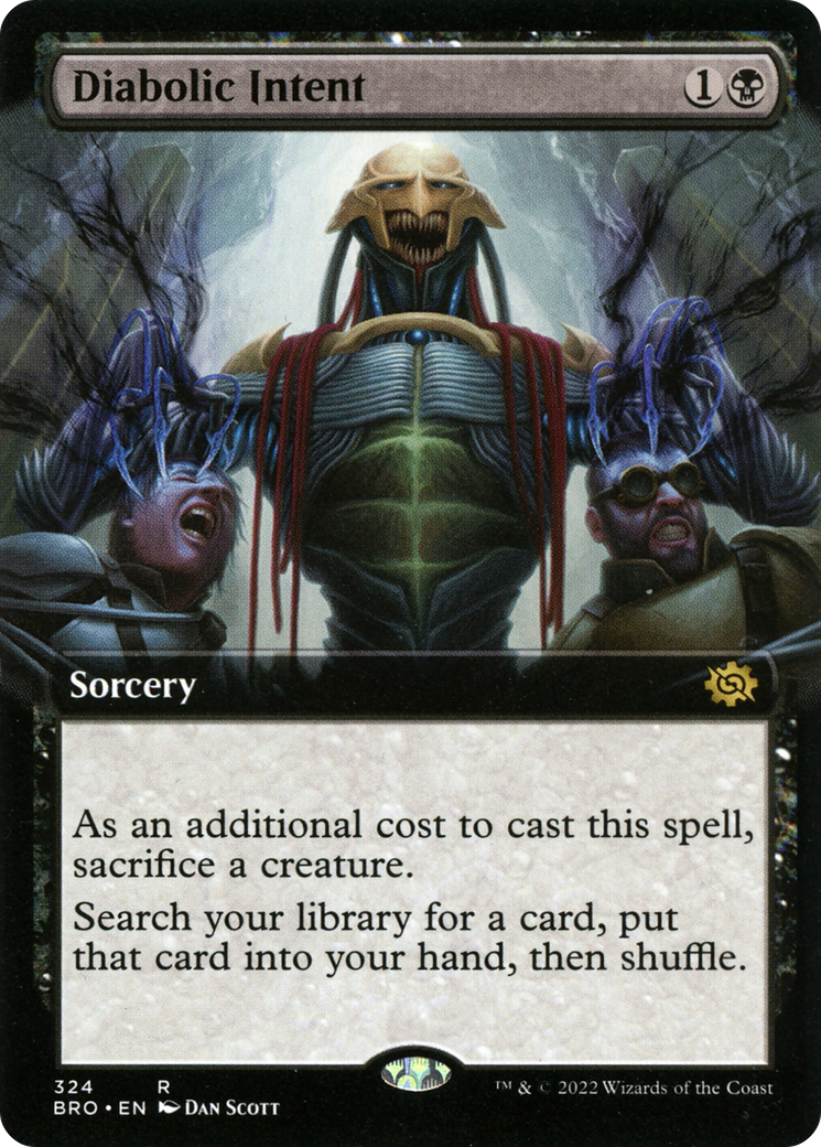 Image of Diabolic Intent (Extended Art) (BRO-324) - The Brothers' War: (Extended Art)