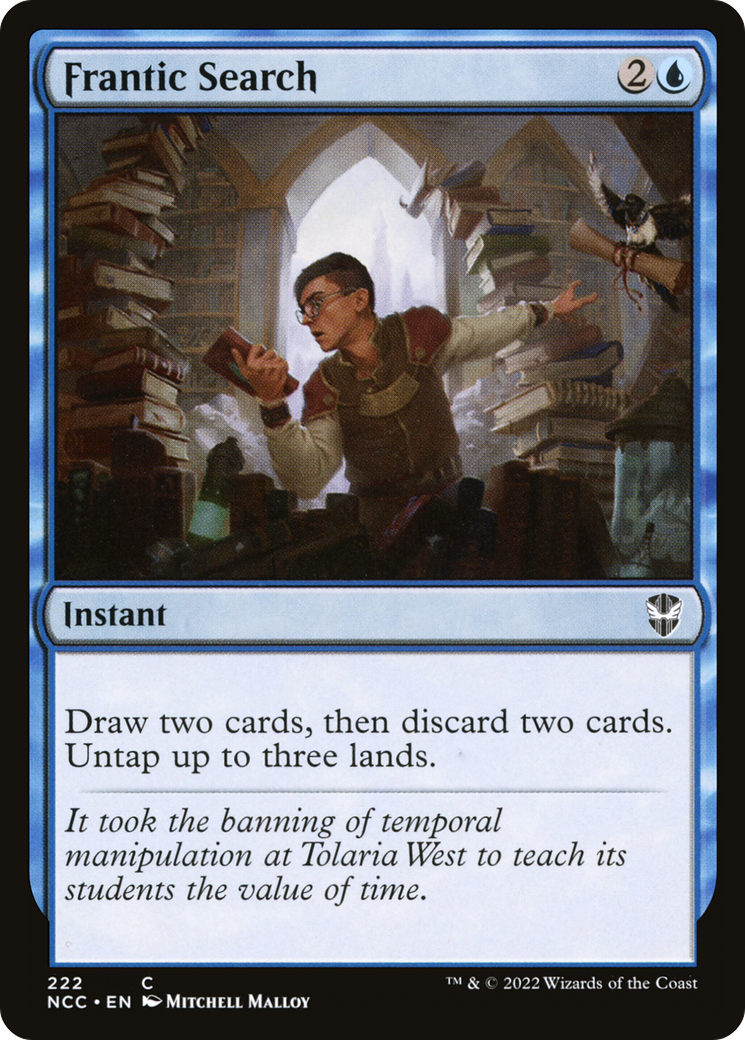 Image of Frantic Search (NCC-222) - New Capenna Commander