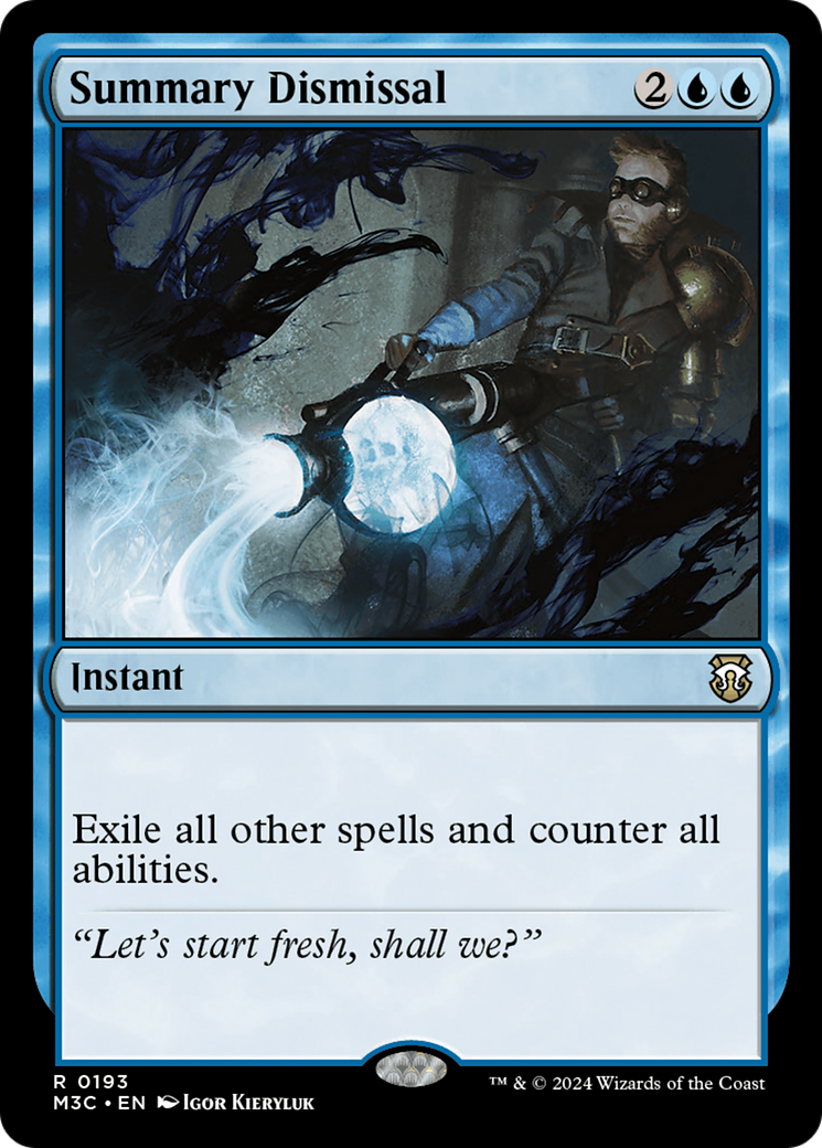 Image of Summary Dismissal (M3C-193) - Modern Horizons 3 Commander