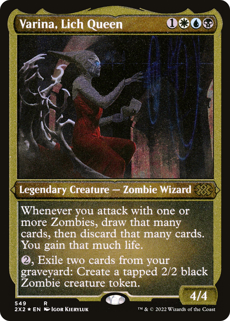 Image of Varina, Lich Queen (2X2-549) - Double Masters 2022 Foil