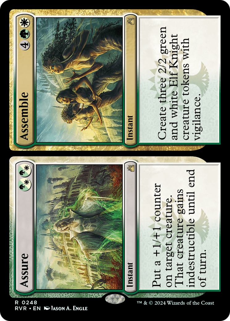 Image of Assure // Assemble (RVR-248) - Ravnica Remastered Foil