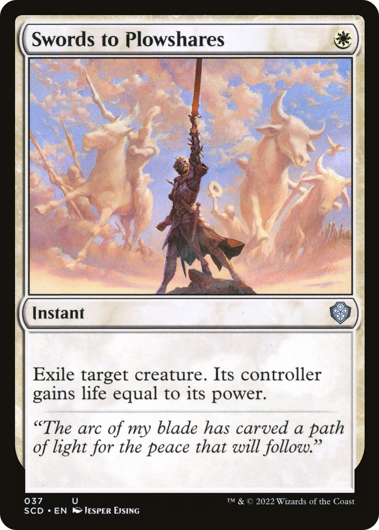 Image of Swords to Plowshares (SCD-037) - Starter Commander Decks