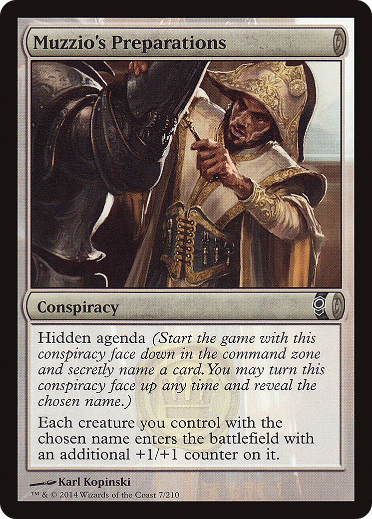 Image of Muzzio's Preparations (CNS-007) - Conspiracy