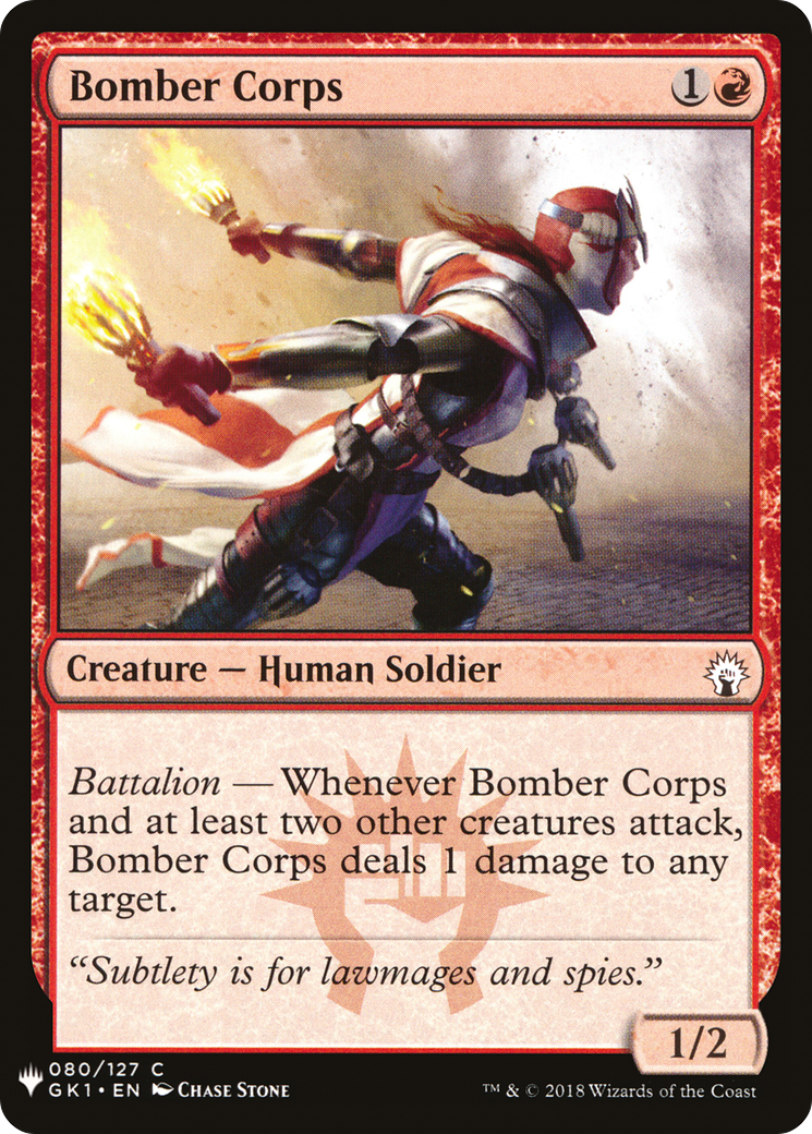 Image of Bomber Corps (LIST-080) - The List
