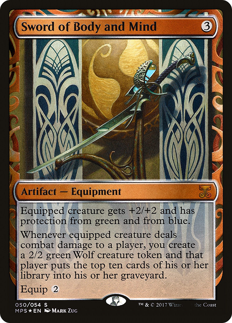 Image of Sword of Body and Mind (MPS-050) - Kaladesh Inventions Foil