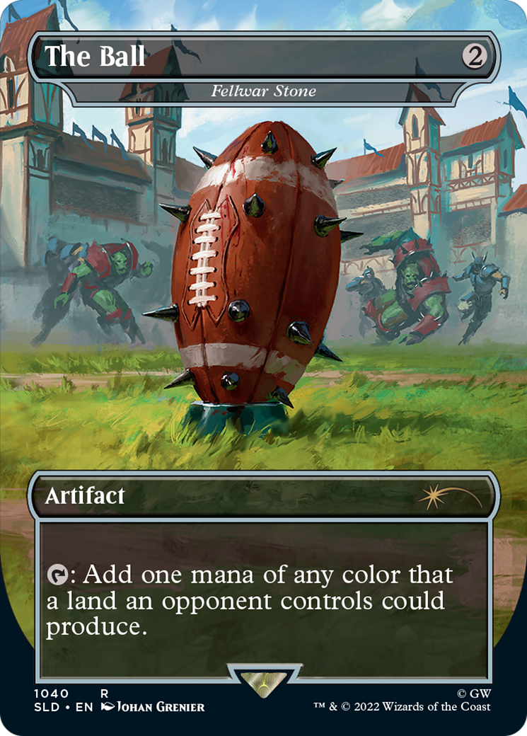 Image of The Ball - Fellwar Stone (Borderless) (SLD-1040) - Secret Lair Drop / The Ball (Borderless)