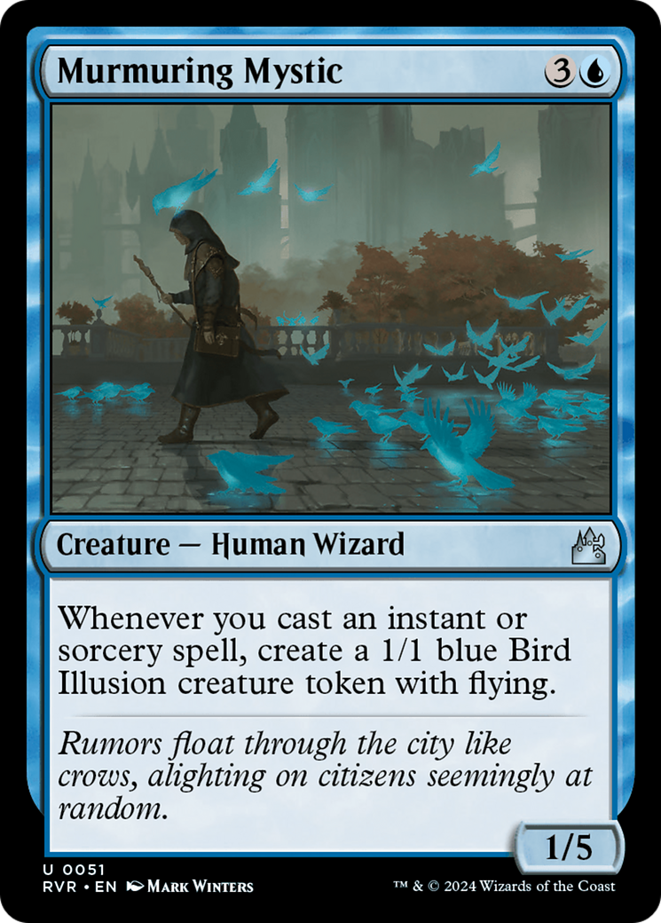 Image of Murmuring Mystic (RVR-051) - Ravnica Remastered Foil