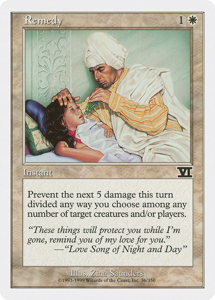 Image of Remedy (6ED-036) - Classic Sixth Edition