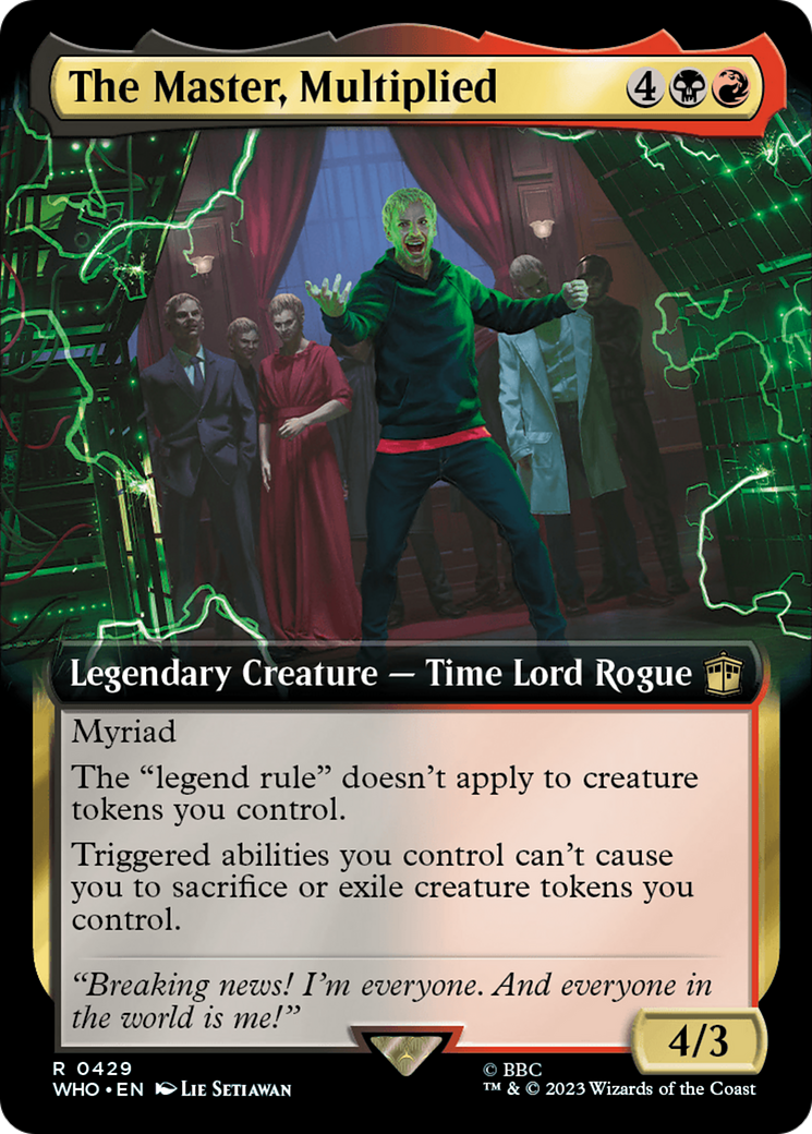 Image of The Master, Multiplied (Extended Art) (WHO-429) - Doctor Who: (Extended Art)