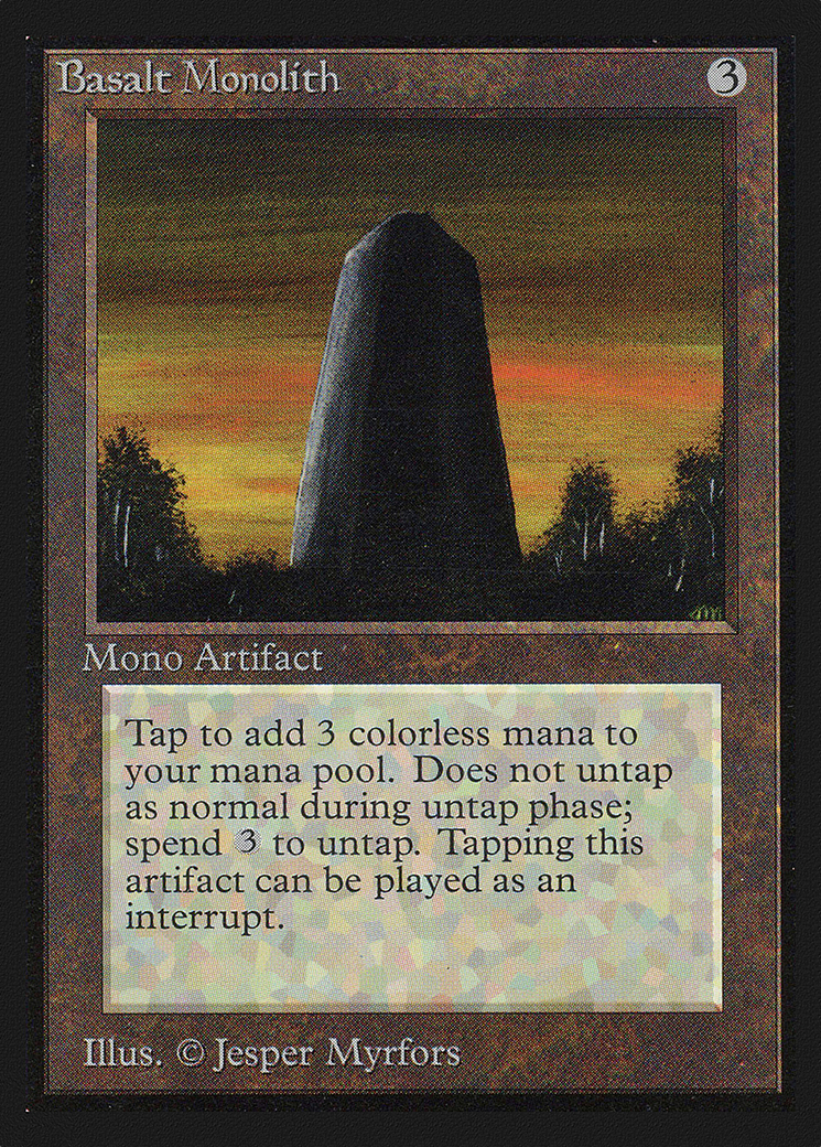 Image of Basalt Monolith (IE) (IED-) - Intl. Collectors' Edition
