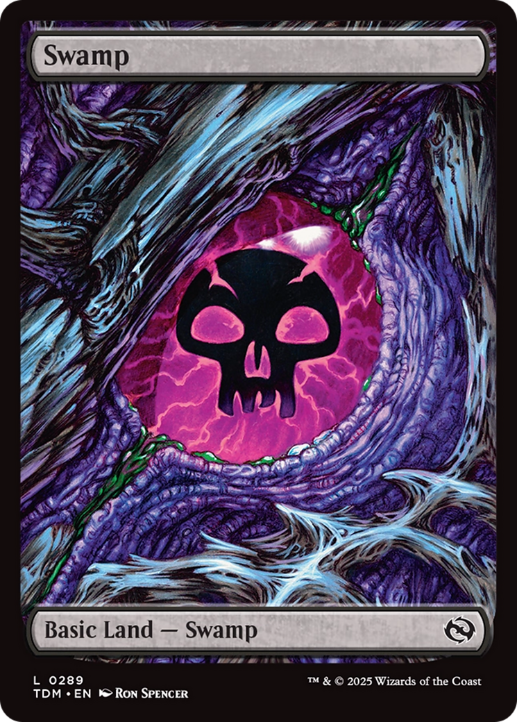Image of Swamp (0289) (TDM-289) - Tarkir: Dragonstorm