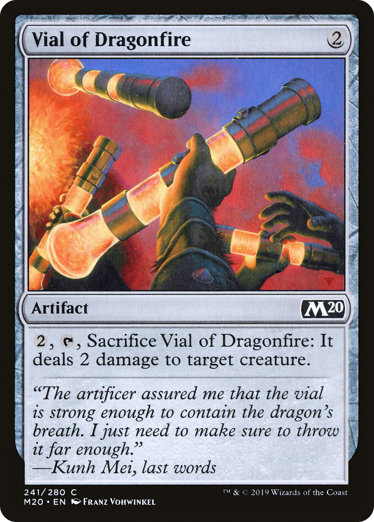 Image of Vial of Dragonfire (M20-241) - Core Set 2020