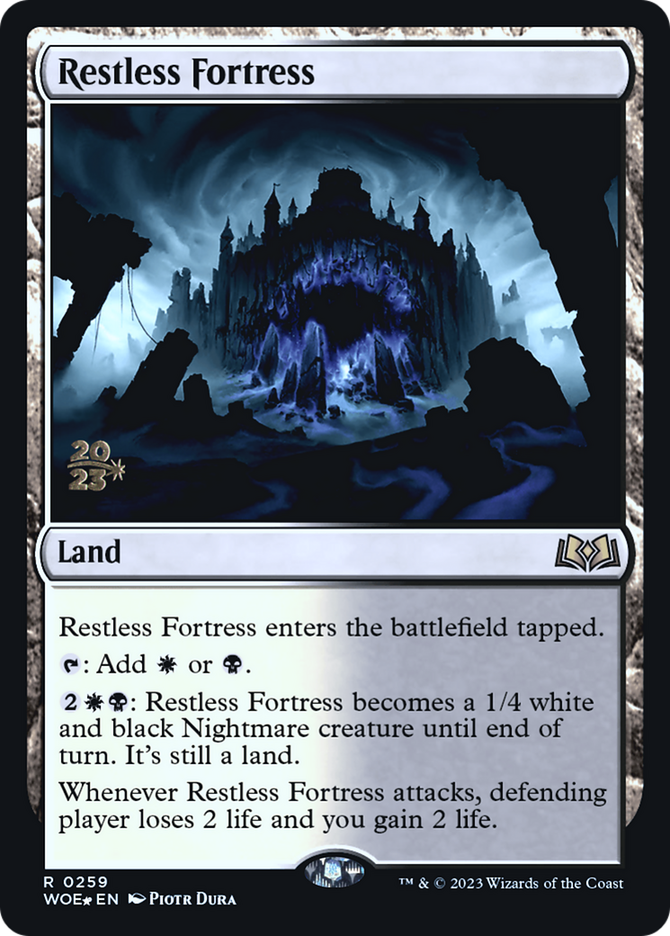Image of Restless Fortress (PRE-259) - Wilds of Eldraine Promos Foil
