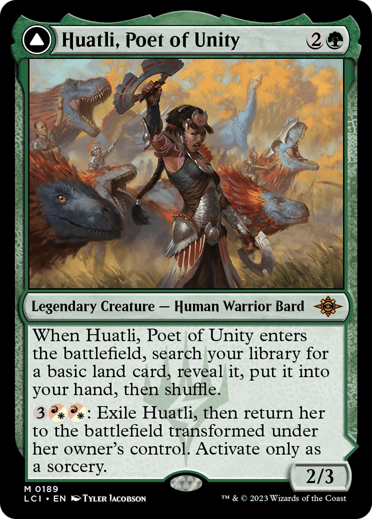 Image of Huatli, Poet of Unity (LCI-189) - The Lost Caverns of Ixalan