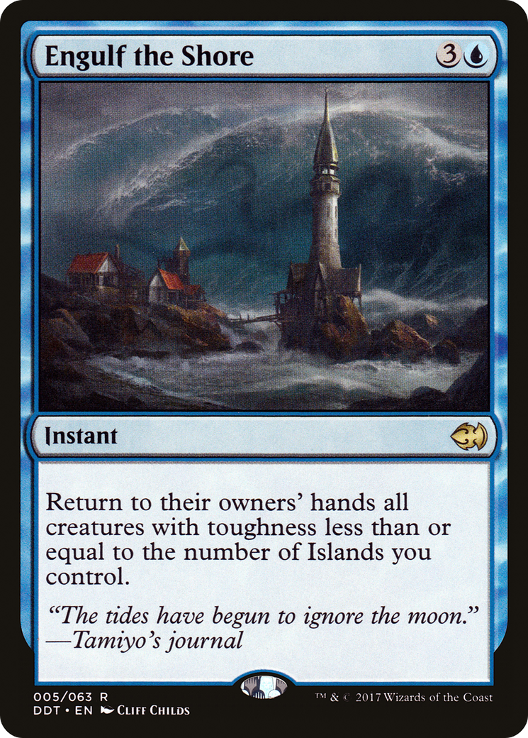 Image of Engulf the Shore (DDT-005) - Duel Decks: Merfolk vs. Goblins
