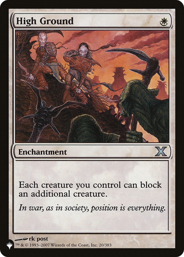 Image of High Ground (LIST-10E-20) - The List