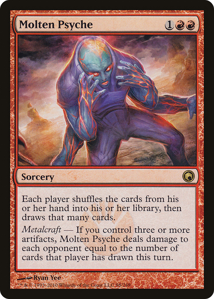 Image of Molten Psyche (SOM-098) - Scars of Mirrodin