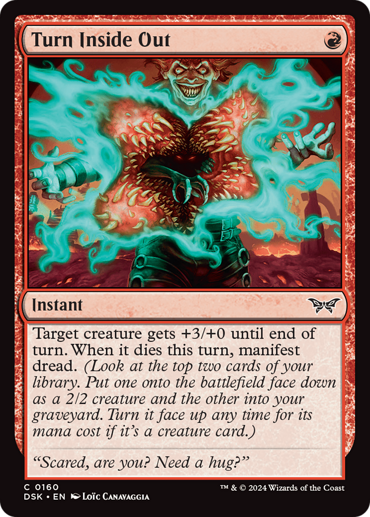 Image of Turn Inside Out (DSK-160) - Duskmourn: House of Horror Foil