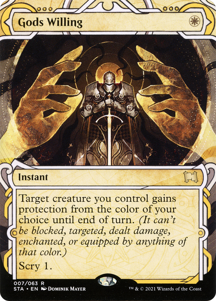 Image of Gods Willing (STA-007) - Strixhaven Mystical Archive: (Showcase) (Borderless)