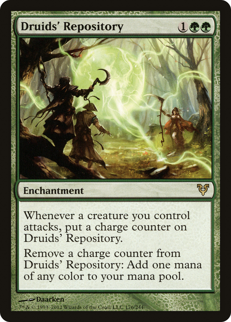 Image of Druids' Repository (AVR-176) - Avacyn Restored Foil