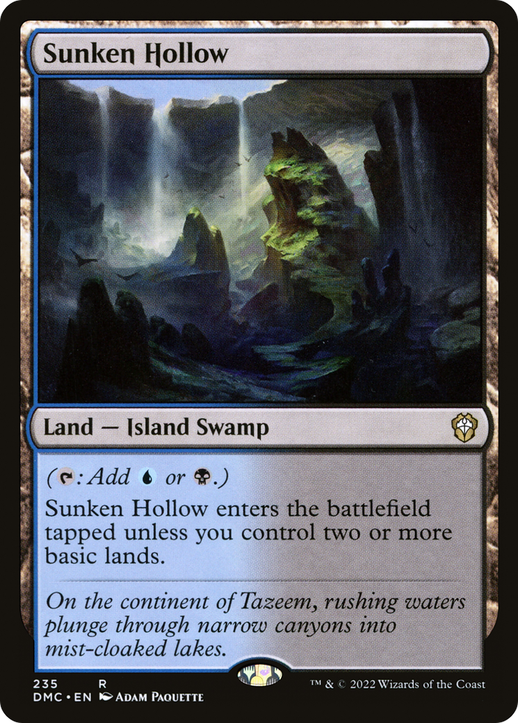 Image of Sunken Hollow (DMC-235) - Dominaria United Commander