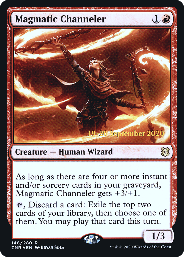 Image of Magmatic Channeler (PRE-148S) - Zendikar Rising Promos Foil