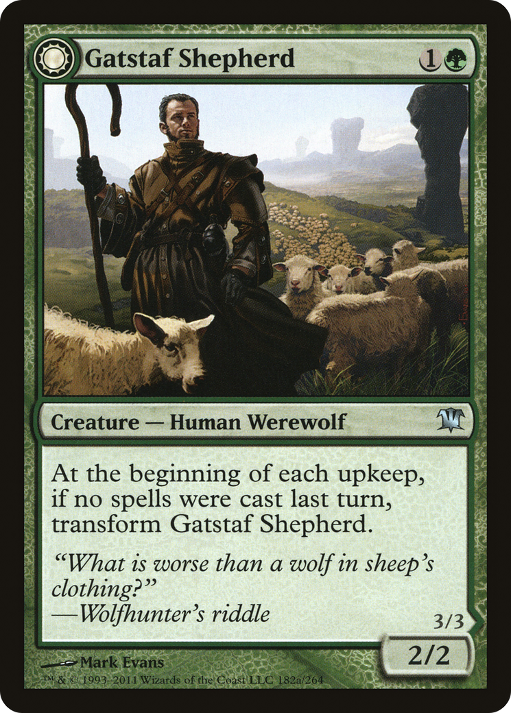 Image of Gatstaf Shepherd (ISD-182) - Innistrad: (Double Faced Transform)