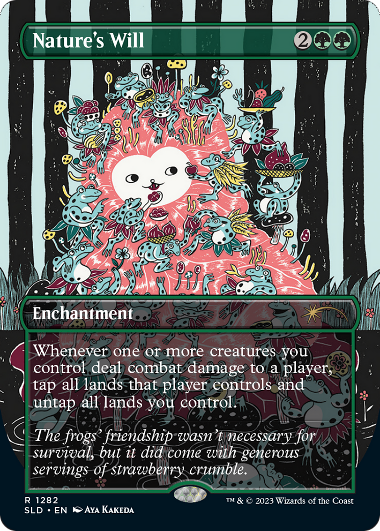 Image of Nature's Will (SLD-1282) - Secret Lair Drop (Borderless) Foil