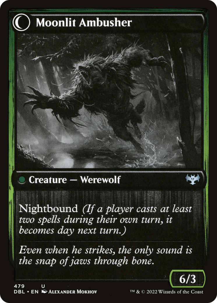 Image of Oakshade Stalker (DBL-479) - Innistrad: Double Feature: (Double Faced Transform)