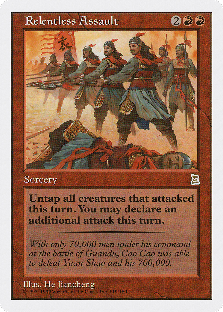 Image of Relentless Assault (PTK-119) - Portal Three Kingdoms