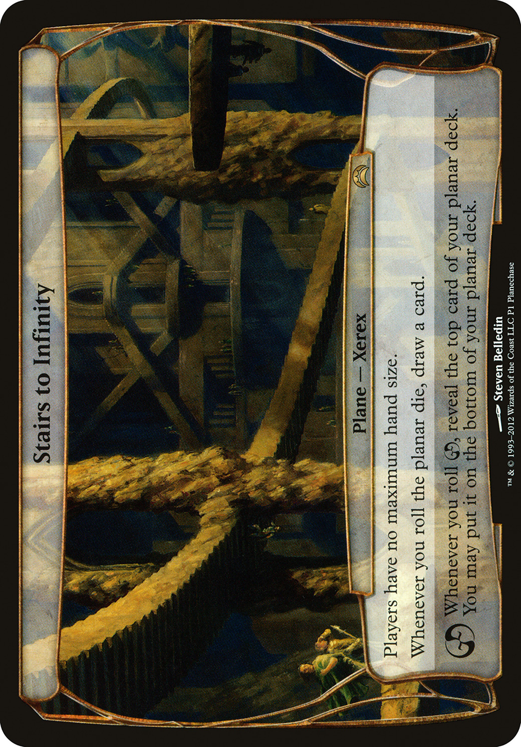 Image of Stairs to Infinity (Release Event Promo) (OVER-001) - Planechase Promos