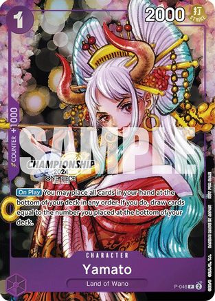 Image of Yamato (CS 2024 Event Pack Finalist) (P-046) - One Piece Promotion Cards Foil