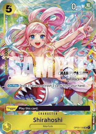 Image of Shirahoshi (CS 2024 Celebration Pack) (OP03-116) - One Piece Promotion Cards Foil