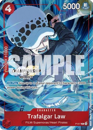 Image of Trafalgar Law (CS 2024 Celebration Pack) (P-017) - One Piece Promotion Cards Foil