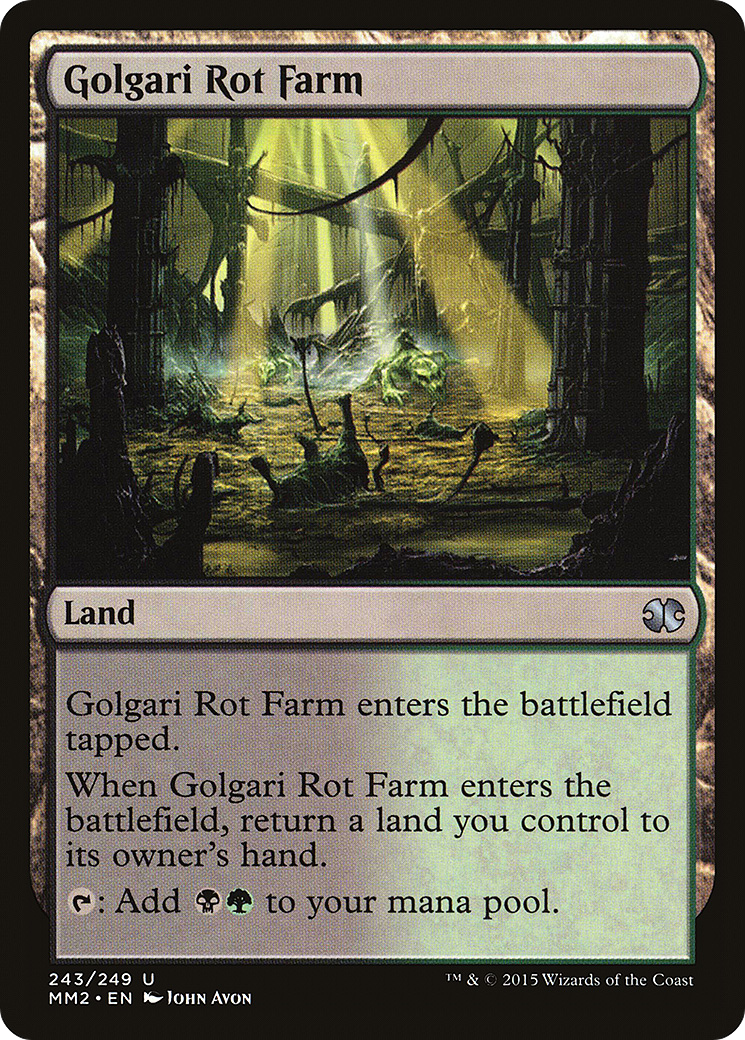 Image of Golgari Rot Farm (MM2-243) - Modern Masters 2015