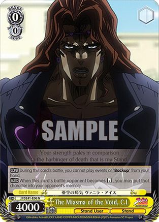 Image of The Miasma of the Void, C.I (JJ/SE41-E06 N) - JoJo's Bizarre Adventure: Stardust Crusaders Premium Booster