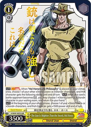 Image of The Gun Is Mightier Than the Sword, Hol Horse (JJR) (JJ/SE41-E07J JJR) - JoJo's Bizarre Adventure: Stardust Crusaders Premium Booster