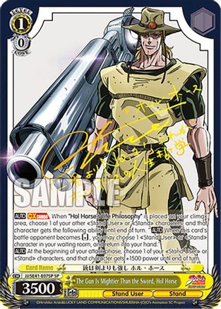 Image of The Gun Is Mightier Than the Sword, Hol Horse (SP) (JJ/SE41-E07SP SP) - JoJo's Bizarre Adventure: Stardust Crusaders Premium Booster