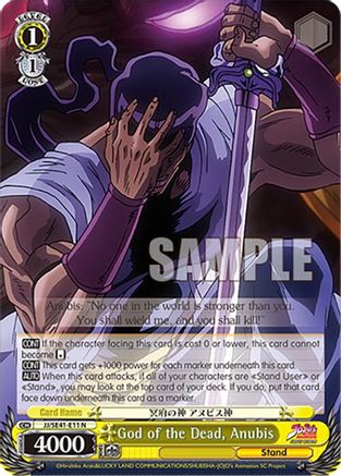 Image of God of the Dead, Anubis (JJ/SE41-E11 N) - JoJo's Bizarre Adventure: Stardust Crusaders Premium Booster