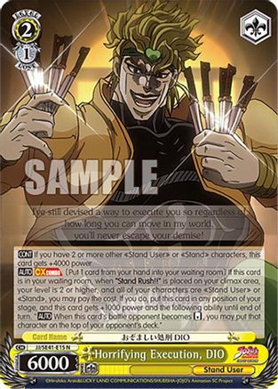 Image of Horrifying Execution, DIO (JJ/SE41-E15 N) - JoJo's Bizarre Adventure: Stardust Crusaders Premium Booster