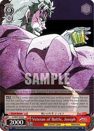 Image of Veteran of Battle, Joseph (JJ/SE41-E32 N) - JoJo's Bizarre Adventure: Stardust Crusaders Premium Booster