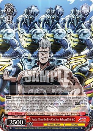 Image of Faster Than the Eye Can See, Polnareff & S.C (JJ/SE41-E33 N) - JoJo's Bizarre Adventure: Stardust Crusaders Premium Booster