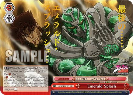 Image of Emerald Splash (JJR) (JJ/SE41-E57J JJR) - JoJo's Bizarre Adventure: Stardust Crusaders Premium Booster