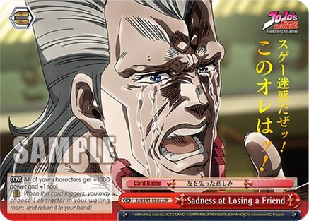 Image of Sadness at Losing a Friend (JJR) (JJ/SE41-E58J JJR) - JoJo's Bizarre Adventure: Stardust Crusaders Premium Booster