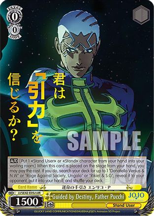 Image of Guided by Destiny, Father Pucchi (JJR) (JJ/SE42-E05J JJR) - JoJo's Bizarre Adventure: Stone Ocean Premium Booster