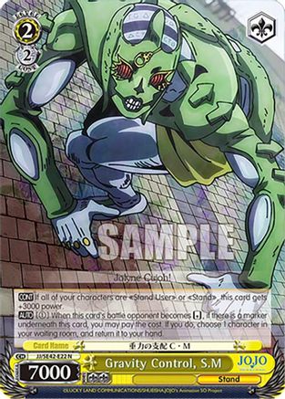 Image of Gravity Control, S.M (JJ/SE42-E22 N) - JoJo's Bizarre Adventure: Stone Ocean Premium Booster